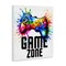 Stupell Industries Game Zone Splash Canvas, design by Kim Allen